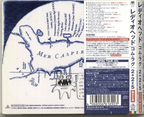 Radiohead Com Lag 2+2=5 Japanese CD album (CDLP) (296342)